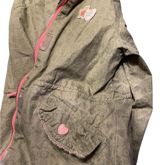 Other - Kids Olive Green Jacket with Pink Accents
